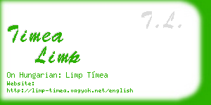 timea limp business card